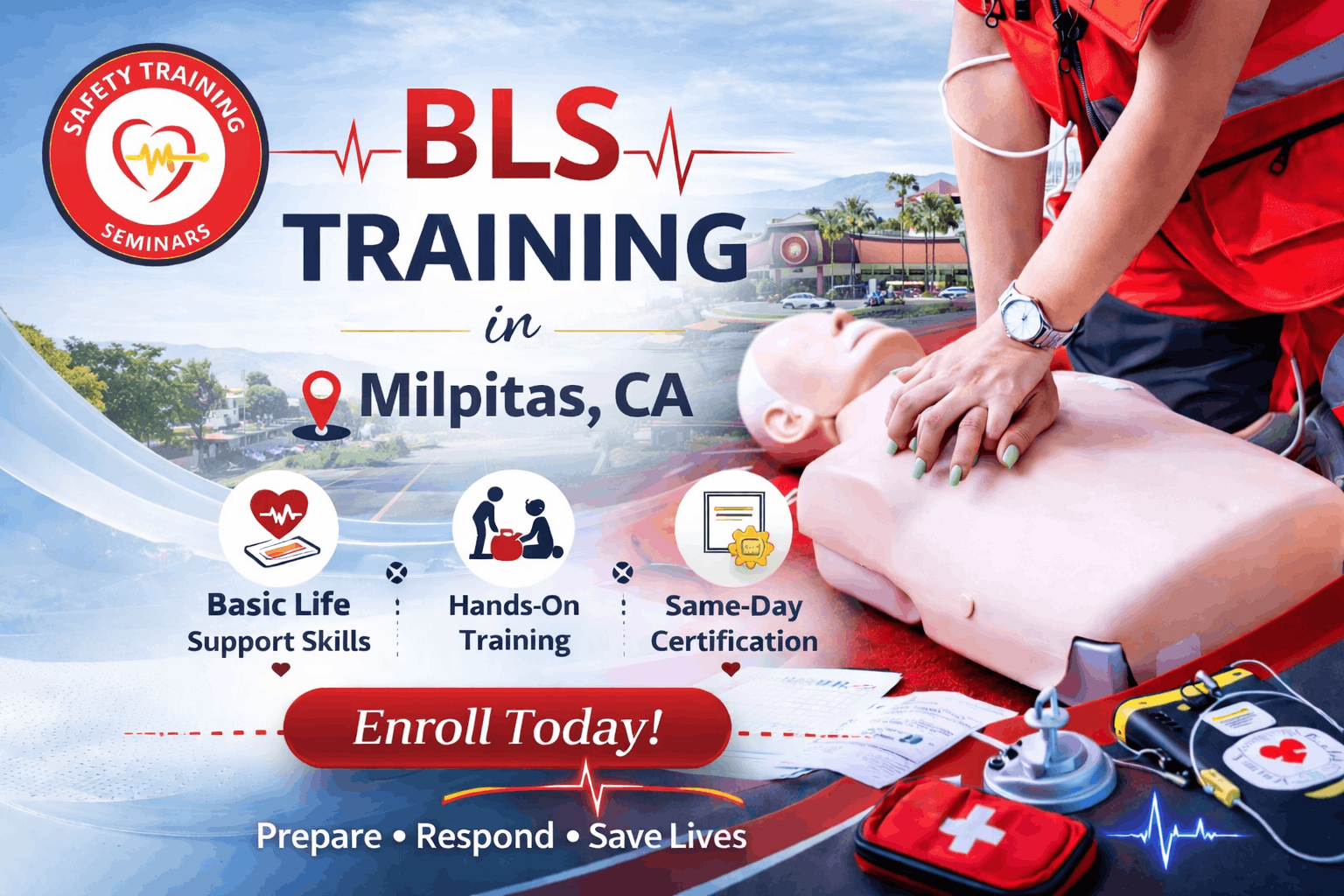 BLS training in Milpitas, CA