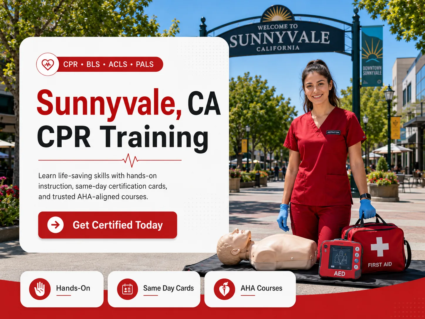CPR BLS, ACLS & PALS Course in Sunnyvale, CA