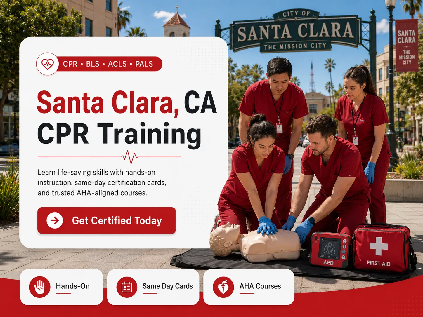CPR, BLS, ACLS & PALS Course in Santa Clara, CA