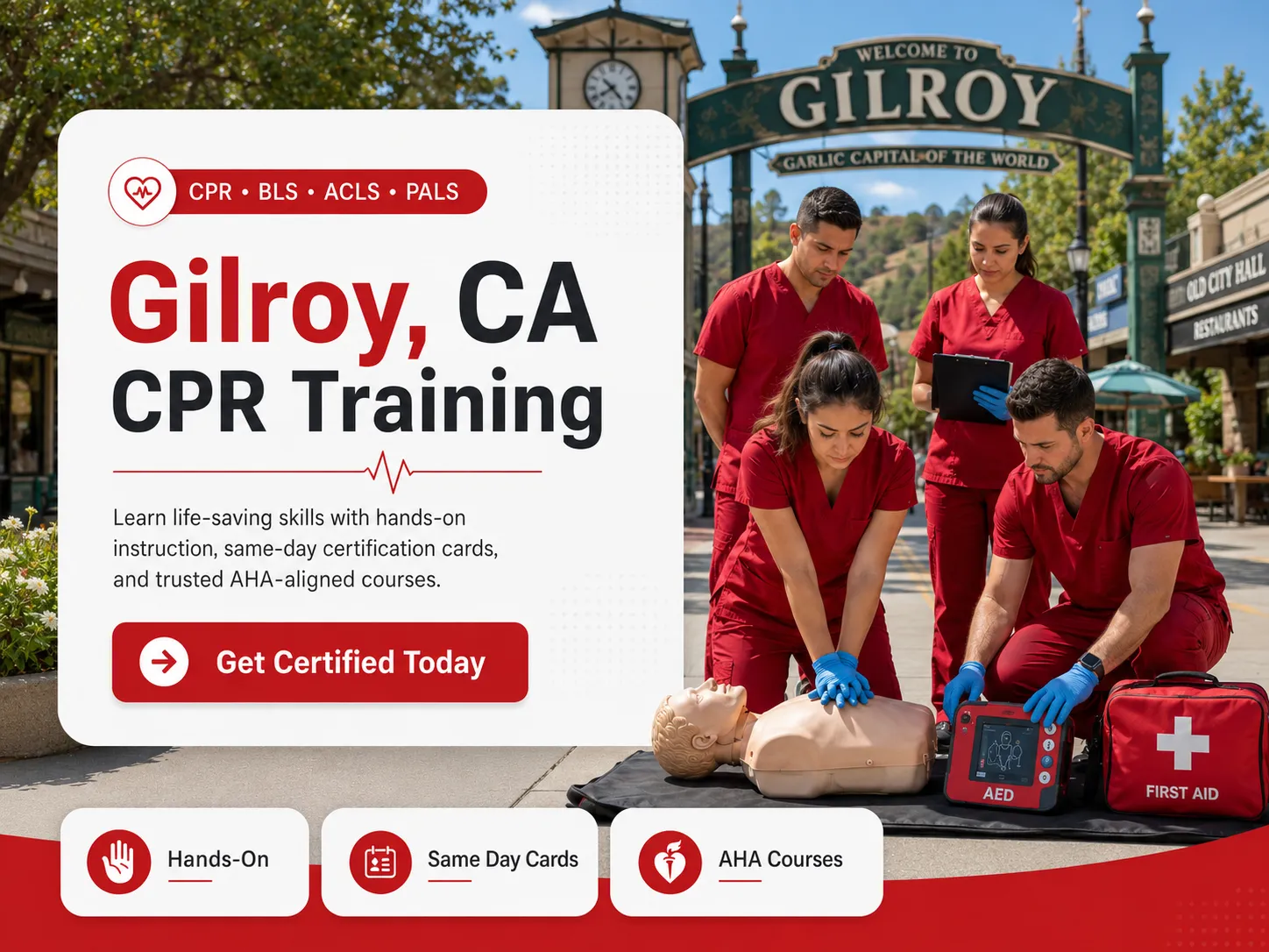 PALS provider course for pediatric nurses in Gilroy, CA