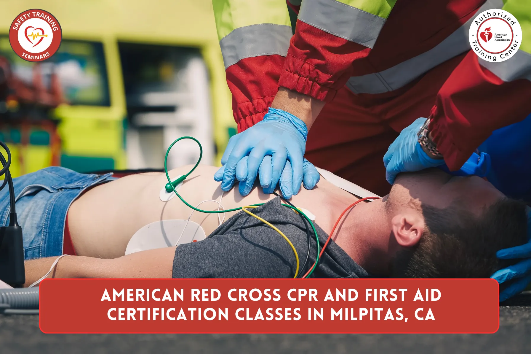 American Red Cross CPR and First Aid Certification Classes in Milpitas, CA